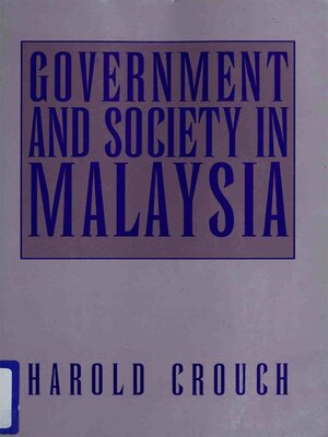 cover image of Government and Society in Malaysia